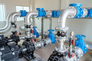 water pipes and fittings, water pump valves in power substations to supply clean water in large indu