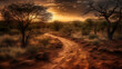 Midjourney generated image of the breathtaking landscapes of Kruger National Park
