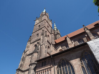 Wall Mural - St Lorenz church in Nuernberg