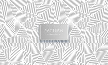 Abstract Lines Pattern In Black And White Background