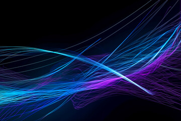 Poster - Abstract technology dark background Hi-tech communication concept, technology, digital business, innovation, science fiction scene with copy space