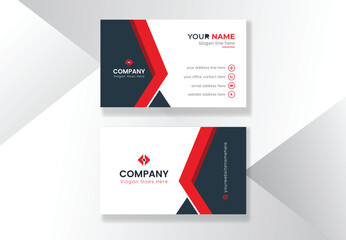 Wall Mural - template, business card, personal, busines, company, corporate, agency, stationery, visit, contact, creative, professional, elegant, modern, Creative and clean corporate business card