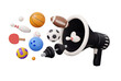© lunarts_studio - sport equipment megaphone 3d