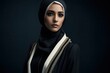 © jambulart - The Hijab Fashionista: A Stylish Young Girl Setting New Trends, generative ai