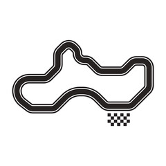 Sticker - Racing circuit icon