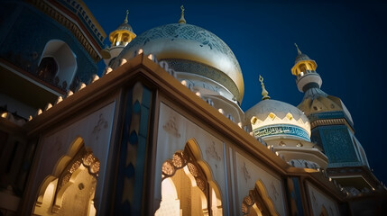 Wall Mural - holy month of ramadan,beautiful mosque