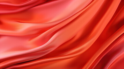 colorful, neon, orange silk, satin, background for design. generative ai.