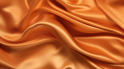 golden silk satin background for design. generative ai.