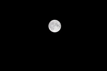 full moon in the night sky