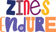 © Binodini - Zines Endure Calligraphy Illustration for Social Media Post, Gift Card, Brochure, Banner
