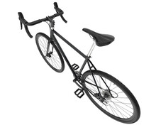 Realistic Bike Isolated On Transparent Background. 3d Rendering - Illustration