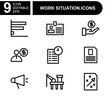 © emka angelina - job and business icon or logo isolated sign symbol vector illustration - high quality black style vector icons