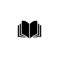 open book icon vector design templates