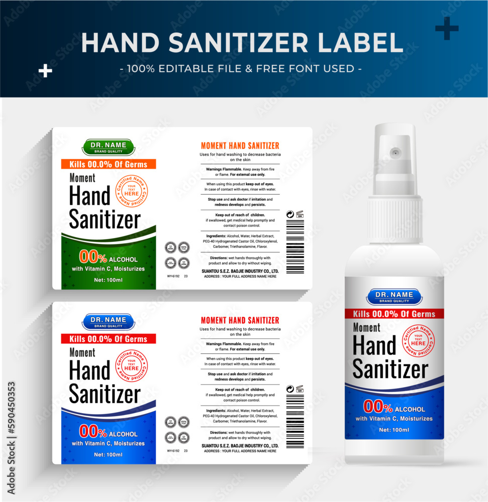 hand-sanitizer-label-design-and-hand-wash-vector-product-packaging-bottle-spray-sticker-medical-protection-skincare-liquid-label-creative-and-modern-label-design-with-virus-germ-free-stock-vector-adobe-stock for Free Printable Hand Sanitizer Labels Hand sanitizer label design and hand wash vector product packaging bottle spray sticker medical protection skincare liquid label creative and modern label design with virus germ free. Stock Vector | Adobe Stock for Free Printable Hand Sanitizer Labels