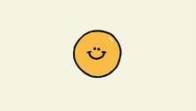 Smiley Face With A Happy Expression Splits Apart And Reveals Its Sad Core, A Concept Of Pessimism