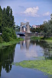 Most Grunwaldzki, rzeka Odra, Wrocław, Dolny Śląsk,