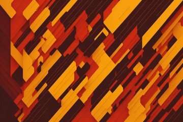 Sticker - abstract orange background generative ai