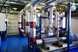 © ludmila - Pumping station with centrifugal pumps for pumping water..Industrial pumps..