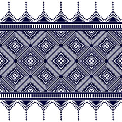 Wall Mural - Beautiful Ethnic abstract ikat art. 
Seamless Kasuri pattern in tribal,folk embroidery,and Mexican style. Aztec geometric art ornament print.
Design for carpet,wallpaper,clothing,wrapping,fabric,cove