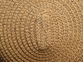 Wall Mural - water hyacinth weave of hat texture