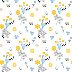 Textile and digital seamless pattern design 