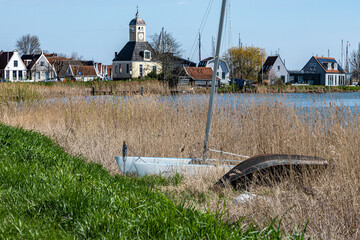 Wall Mural - Landscape with boat