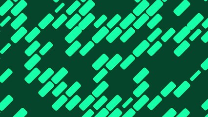 Poster - An abstract form of footage or a short screensaver of appearing rectangles.