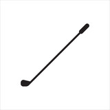 Fototapeta Boho - Golf club stick vector icon. Golf clubs flat sign design illustration. Golf stick symbol pictogram. UX UI icon