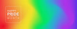 © Atstock Productions - Vibrant LGBT happy pride month rainbow banner gradient background