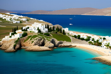 Wall Mural - Naxos chora, Cyclades, Greece