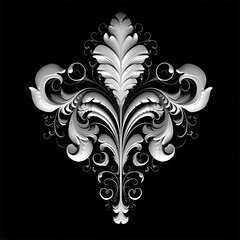 Ornate Decorative Alpha generated with AI