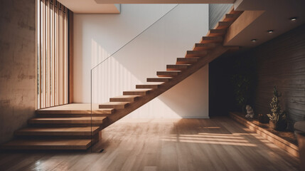 Wall Mural - minimalism style stairs background