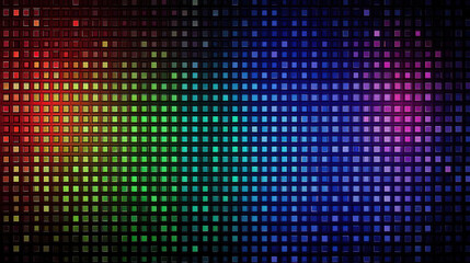 Digital screen computer monitor color pixel texture. Generative Ai
