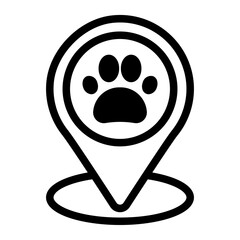 pet shop line icon