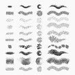 © Olena - Brush Set for Texturing and Shadow. Artistic hand drawn ink templates for different brushes.  Isolated vector illustration