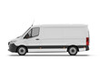 © Elena - Cargo van isolated on transparent background. 3d rendering - illustration