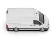 © Elena - Cargo van isolated on transparent background. 3d rendering - illustration