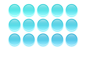 3d aqua buttons