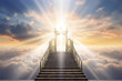 © Arma - Stairway To Heaven In Glory, Gates Of Paradise, Meeting God, Symbol Of Christianity, Made Using Generative Ai