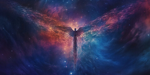 Wall Mural - angel in the space