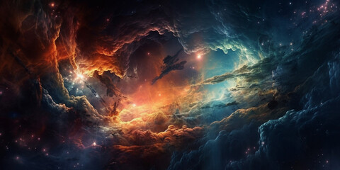 Wall Mural - space backround