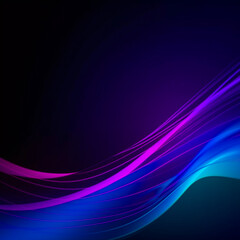 Fototapete - Colorful light burst and laser pointer for a modern abstract background with fast colors in the style of dark sky blue with copy space