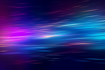 Fototapete - Colorful light burst and laser pointer for a modern abstract background with fast colors in the style of dark sky blue with copy space