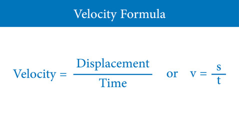 Wall Mural - Speed distance time formula. Vector illustration isolated on white background.