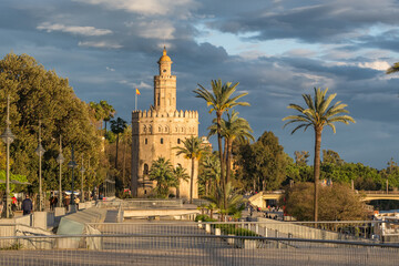 Wall Mural - Torre del Oro in Seville, Spain.