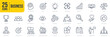 © Abbasy  Kautsar - Business thin line icons. Editable stroke. Vector graphic illustration. For website design, logo, app, template, ui, etc.