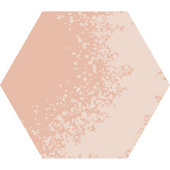 Wall Mural - Beige Grainy Polygon Shape