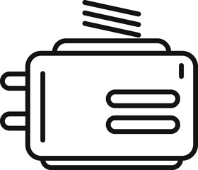 Poster - Fridge motor icon outline vector. Repair service. Cooler work