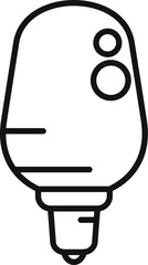 Poster - Fridge screwdriver icon outline vector. Repair service. Electric technology