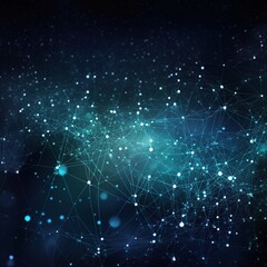 Poster - Background with an abstract technology. generative ai